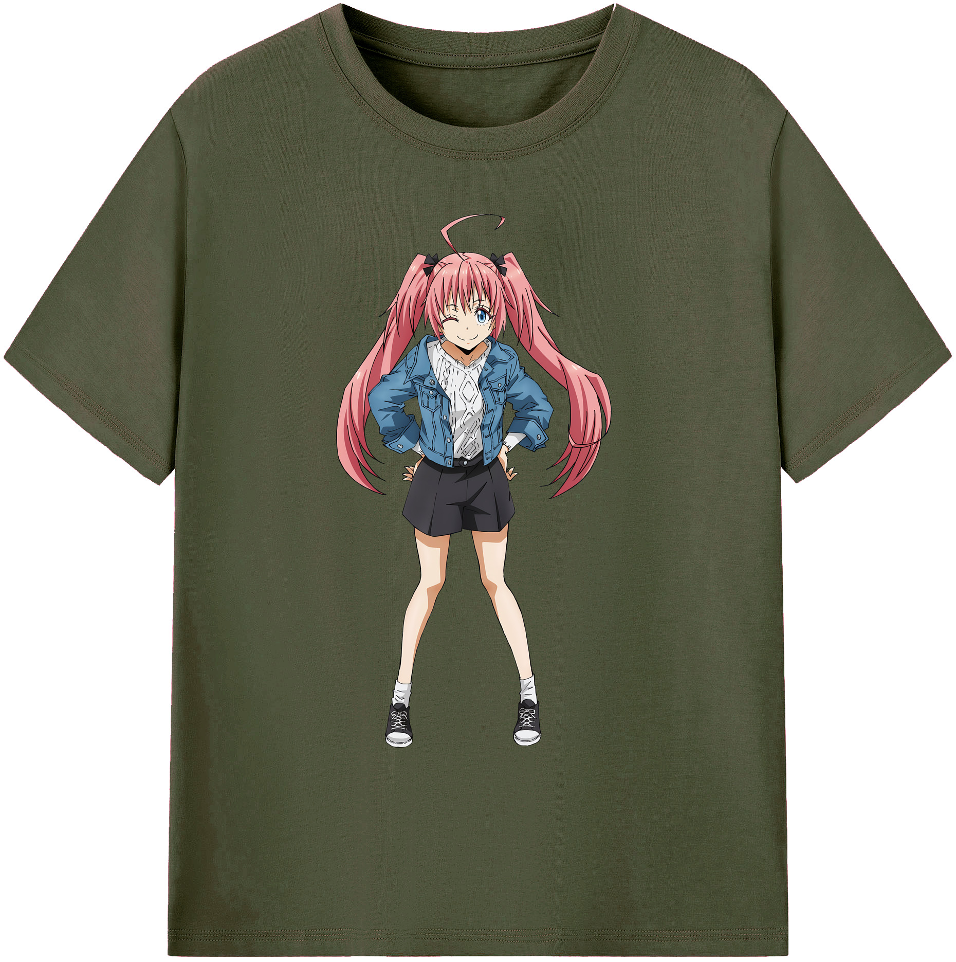 （画像用） 転スラ Regarding Reincarnated to Slime 綿100％ メンズ半袖Tシャツ｜肌触りやわらか＆通気性